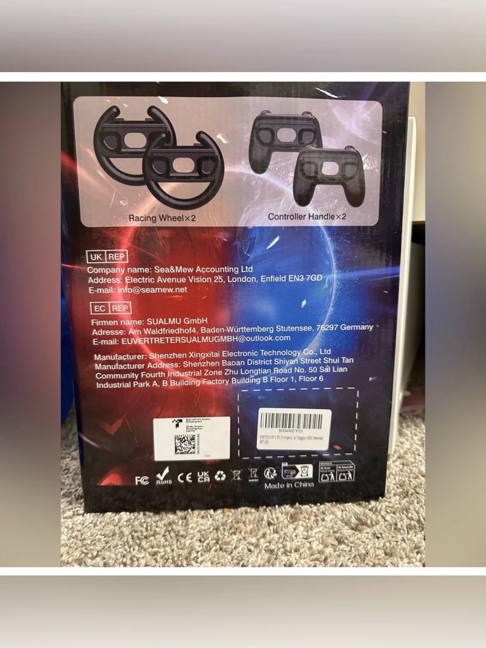 Steering Wheel For Nintendo Switch 2 Controller